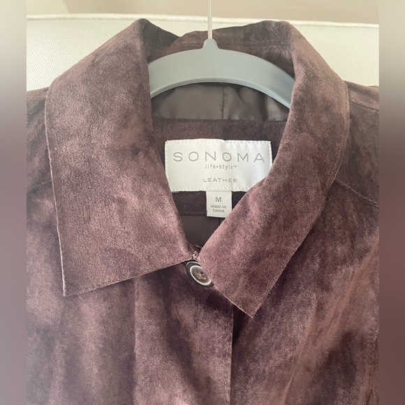 Lovely chocolate brown suede oversize jacket shacket - Size M - Picture 3 of 6